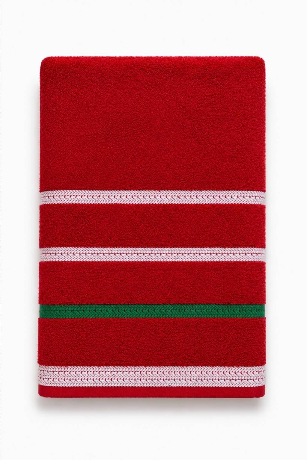 Be-0830-Rd %100 Pamuk Kırmızı 30X50 Cm Misafir Havlusu