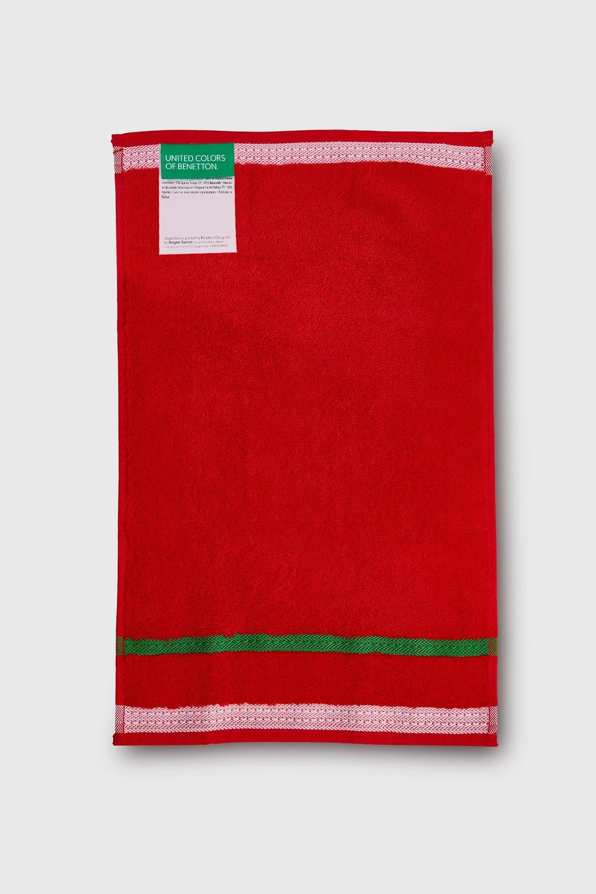 Be-0832-Rd %100 Pamuk Kırmızı 70X140 Cm Banyo Havlusu