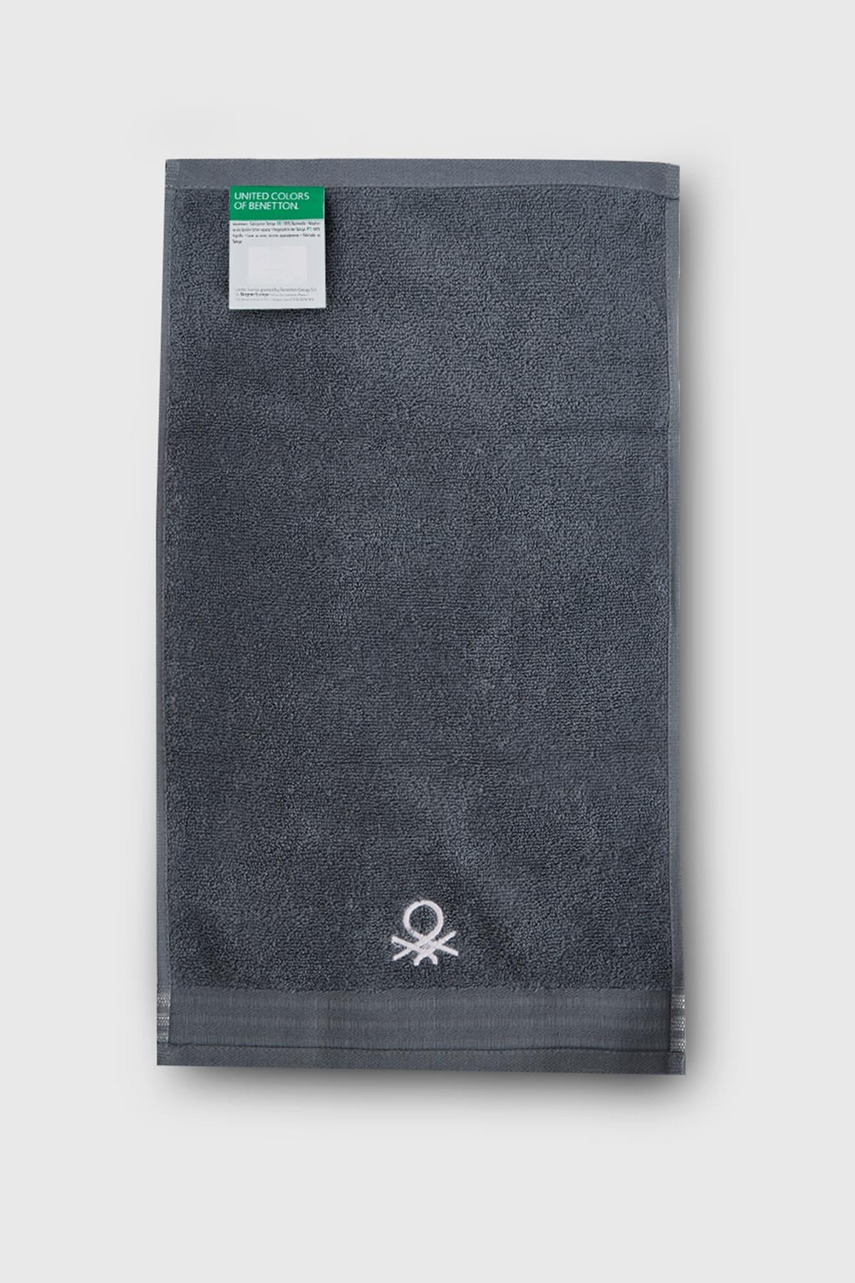 Be-0838-Dgy %100 Pamuk Koyu Gri 30X50 Cm Misafir Havlusu