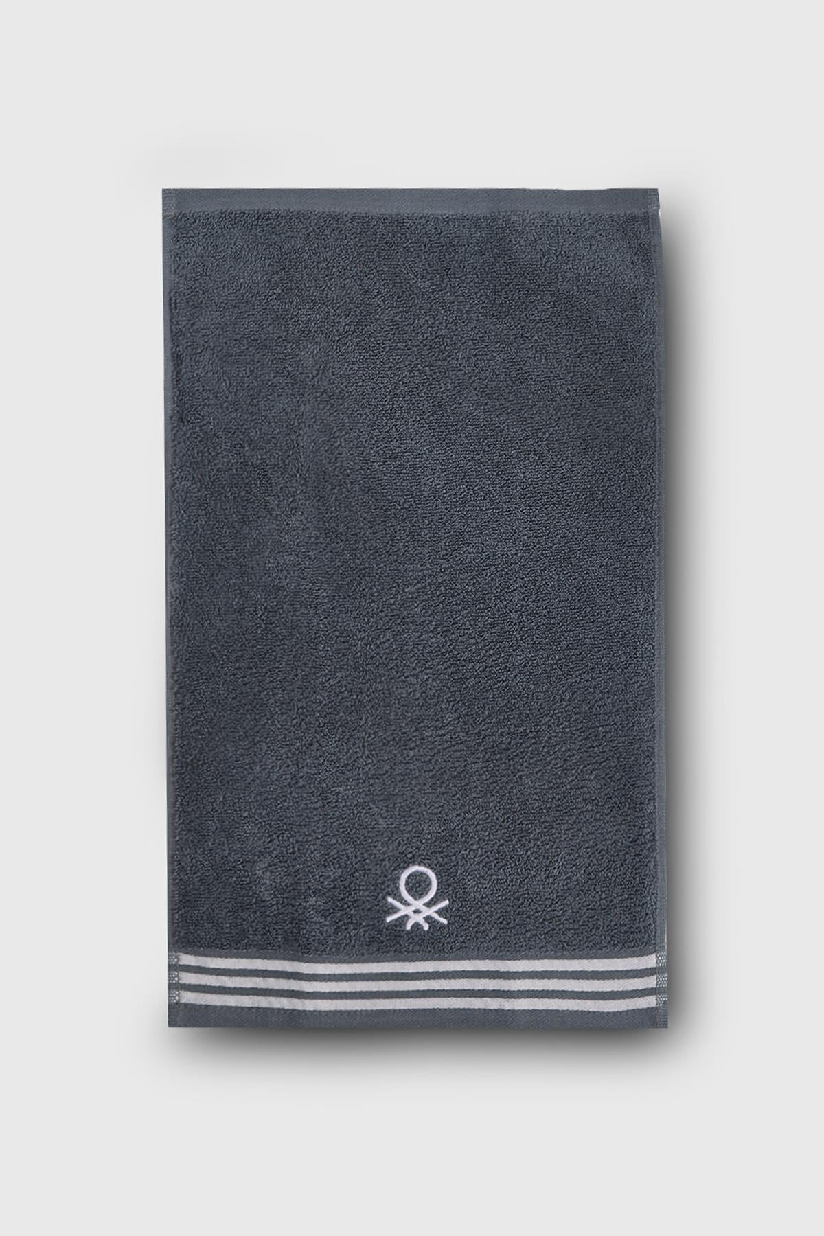 Be-0838-Dgy %100 Pamuk Koyu Gri 30X50 Cm Misafir Havlusu