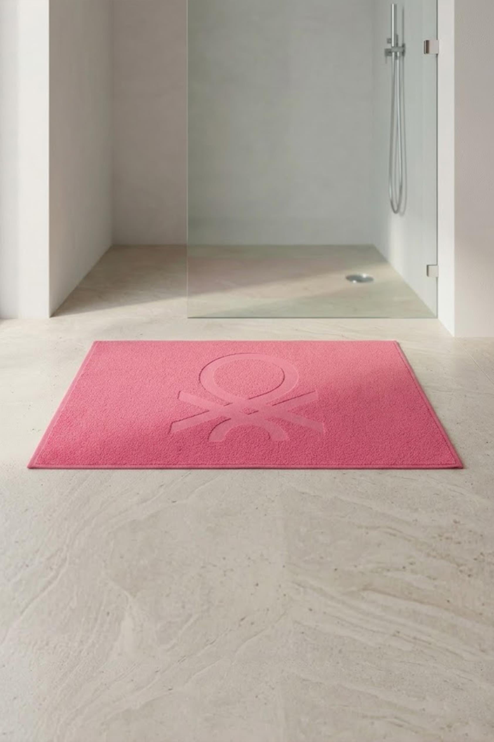 Be-2124-Pnk %100 Pamuk Pembe 50X80 Cm Banyo Paspas Havlu