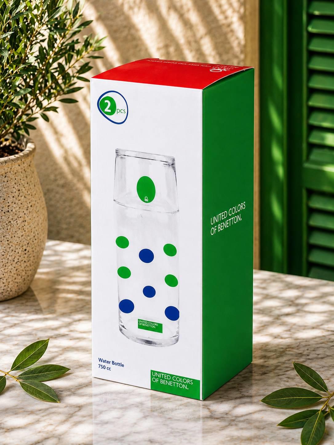 Be-Kct0029 Cam Çok Renkli Sürahi Ve Bardak Takım