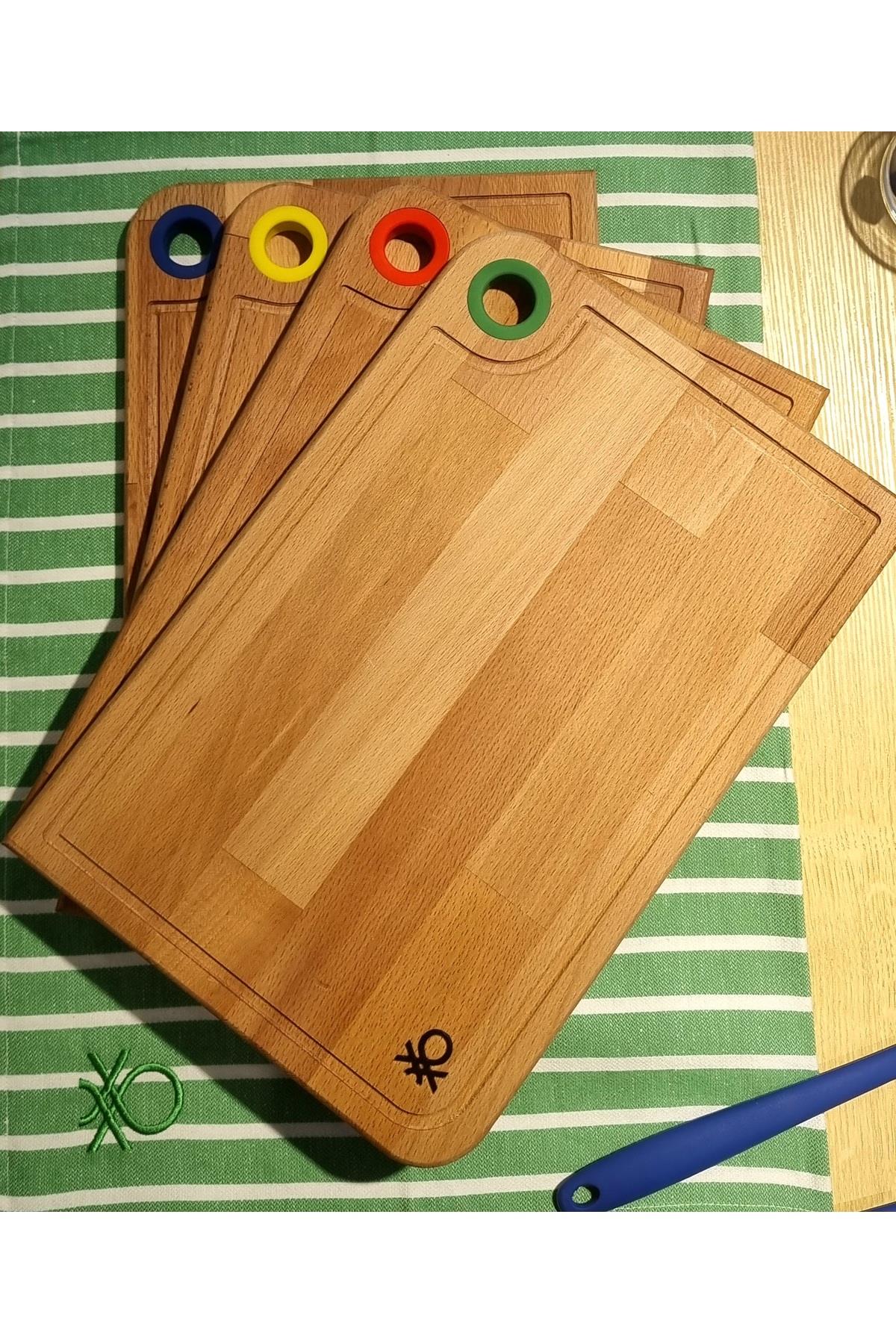 BE-KCT0055-K AHŞAP KESME TAHTASI-22*33 CM KIRMIZI