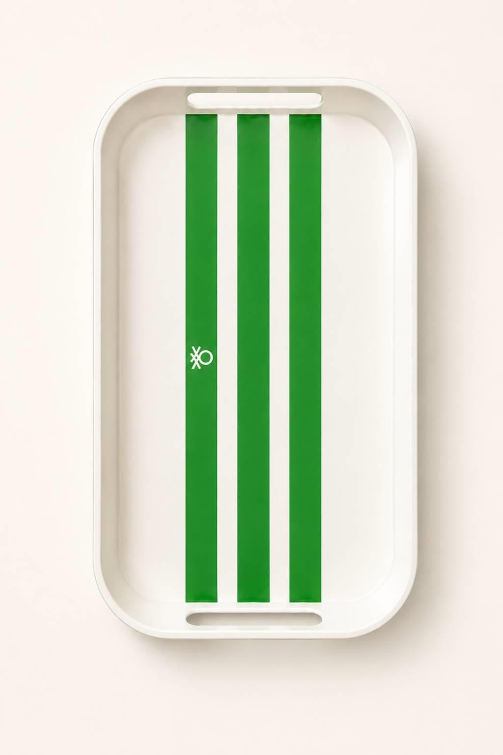 Be-Kct64-Y Melamine Yeşil 19*33 Cm Servis Tepsisi