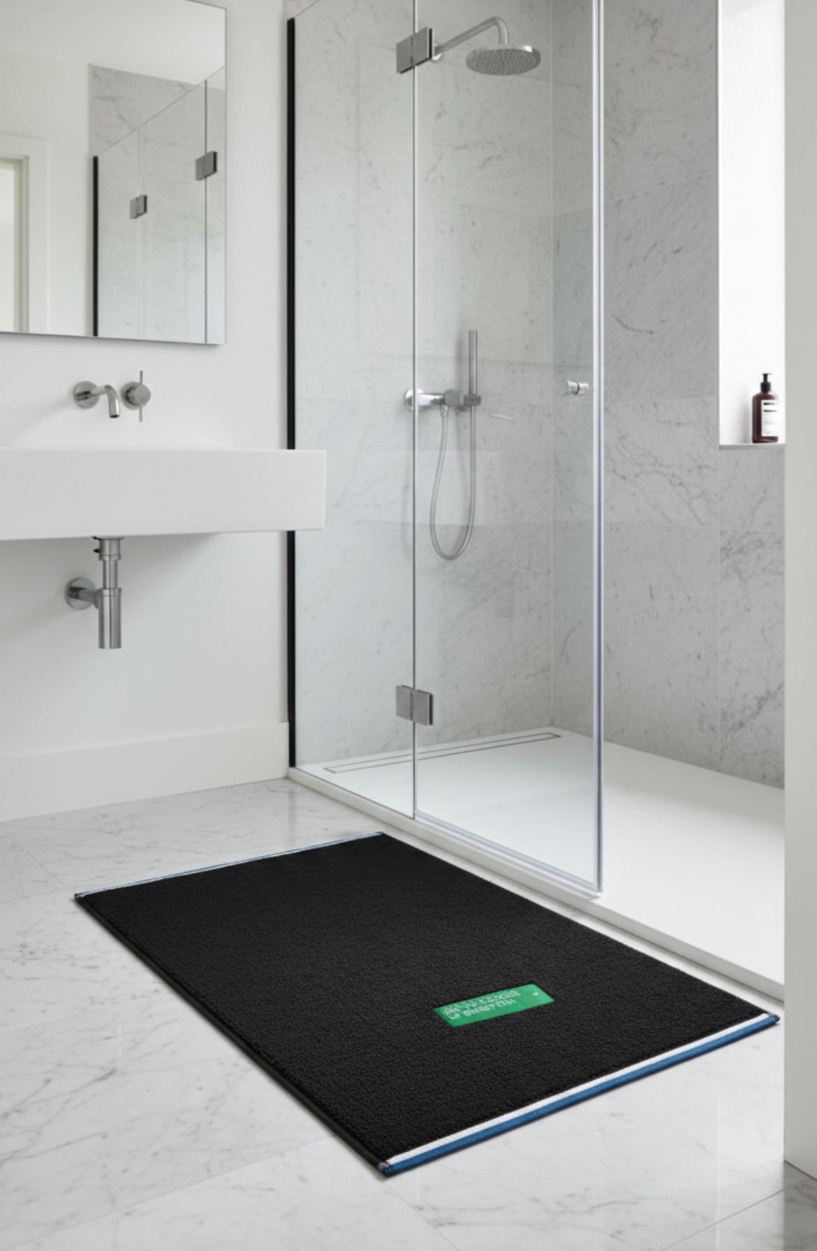 Be-2799-Bk %100 Pamuk Siyah 50X80 Cm Banyo Paspas Havlu