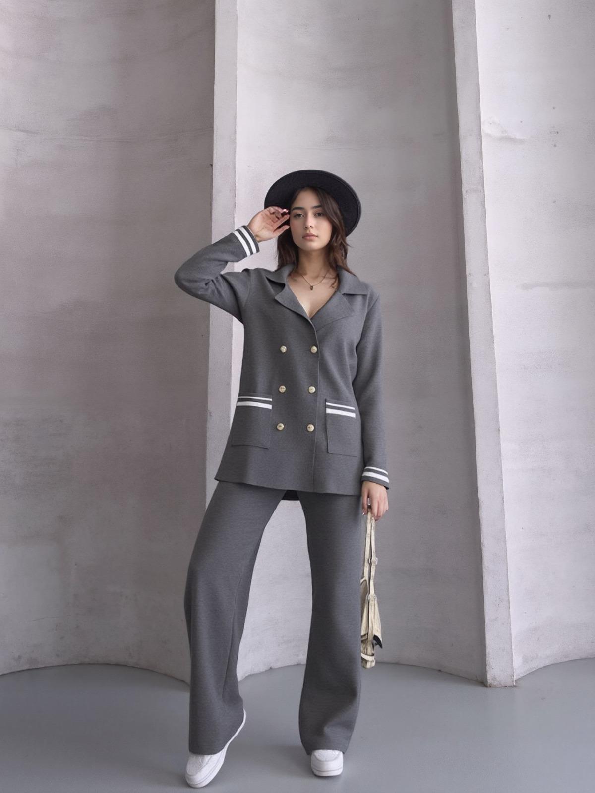 Gömlek Yaka Triko Takım 1566