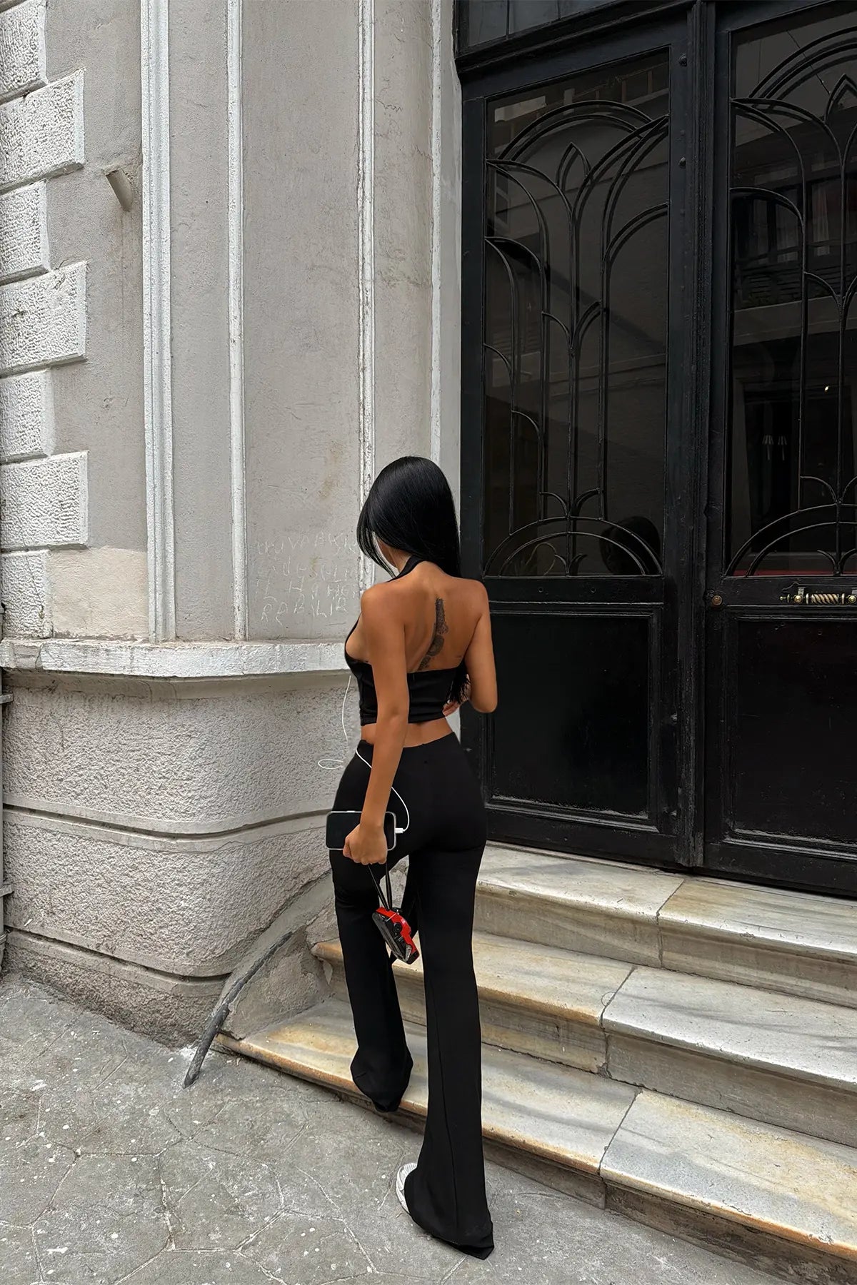 Siyah 2 li Yoga Set