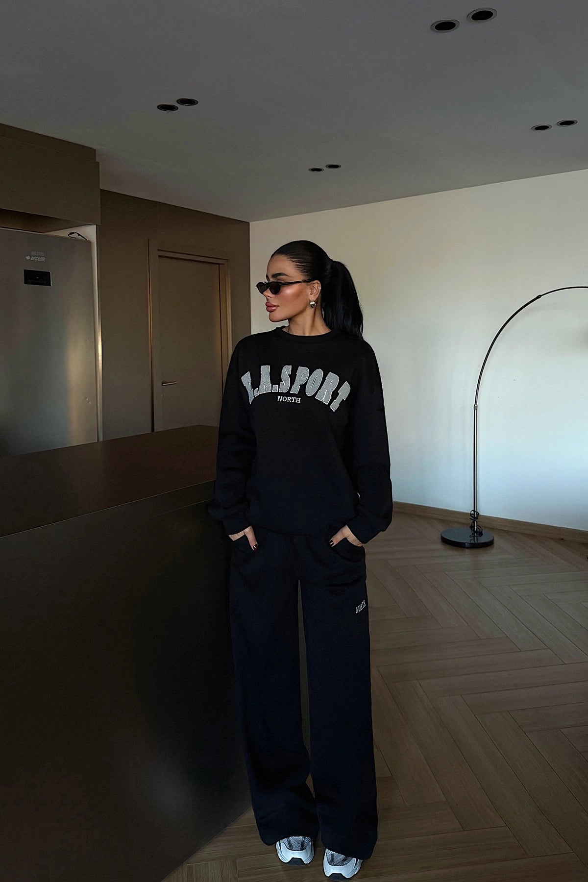 Siyah Easport Eşofman Takımı