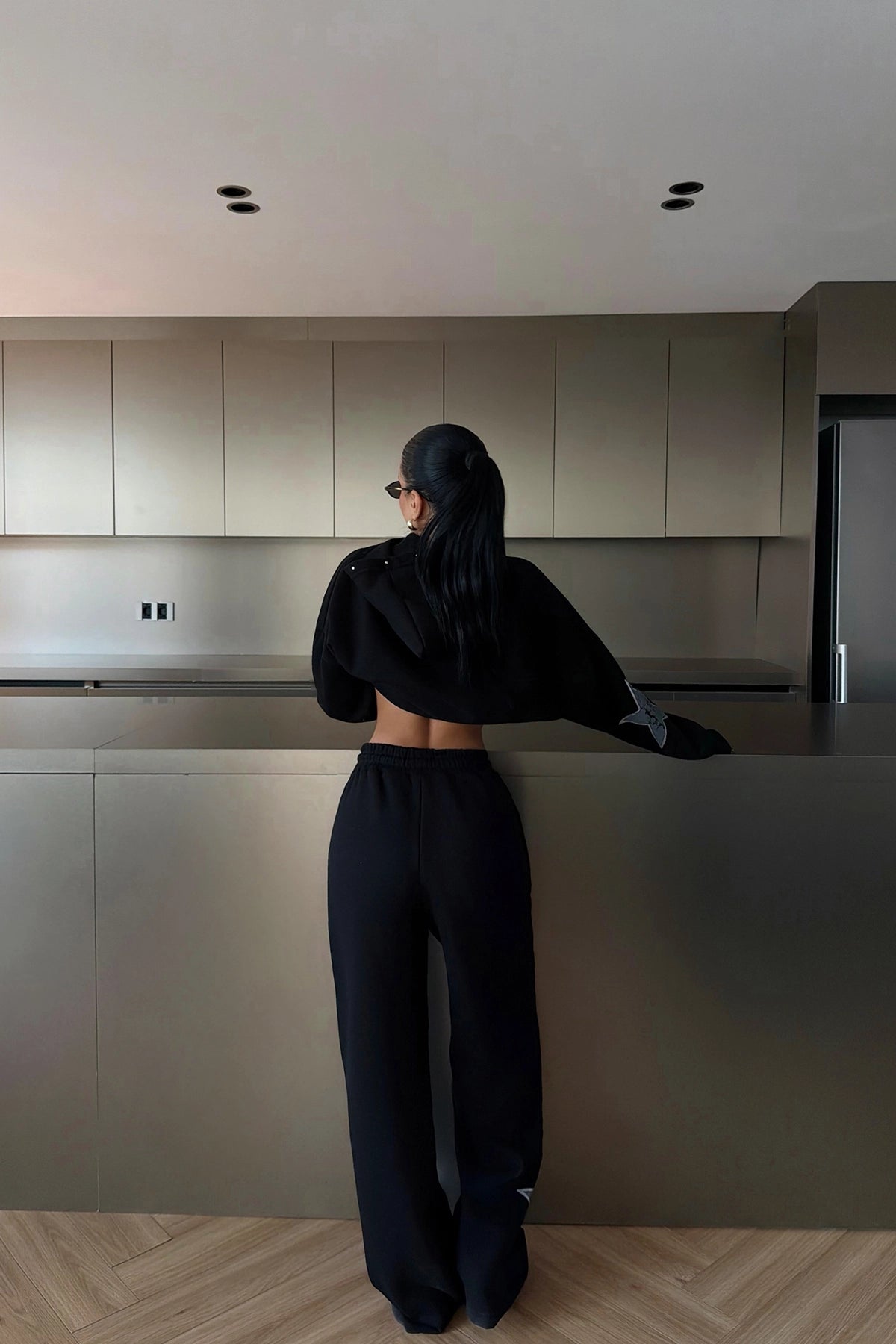 Siyah Stars Eşofman Takım