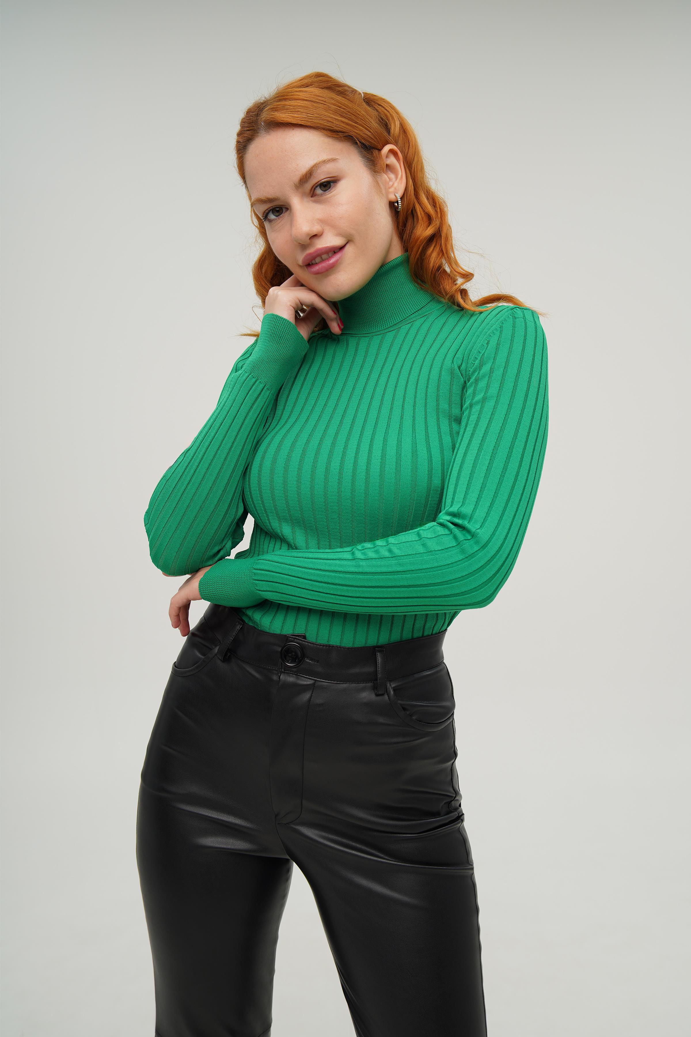 Boğazlı Fitil Detaylı Toptan Triko Benetton Kazak Benetton STD