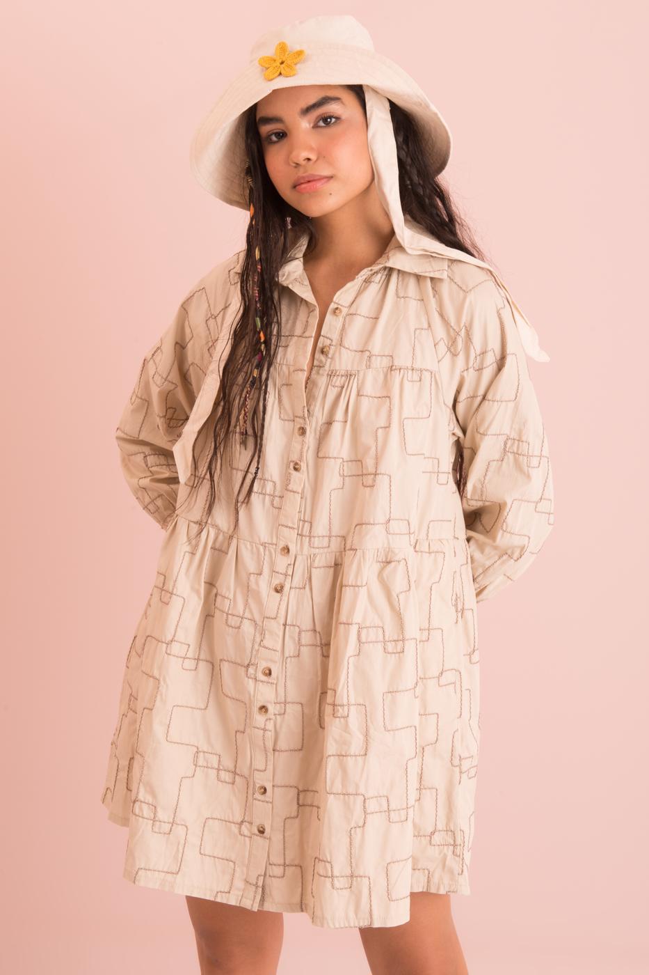 Oversized Shirt Dress