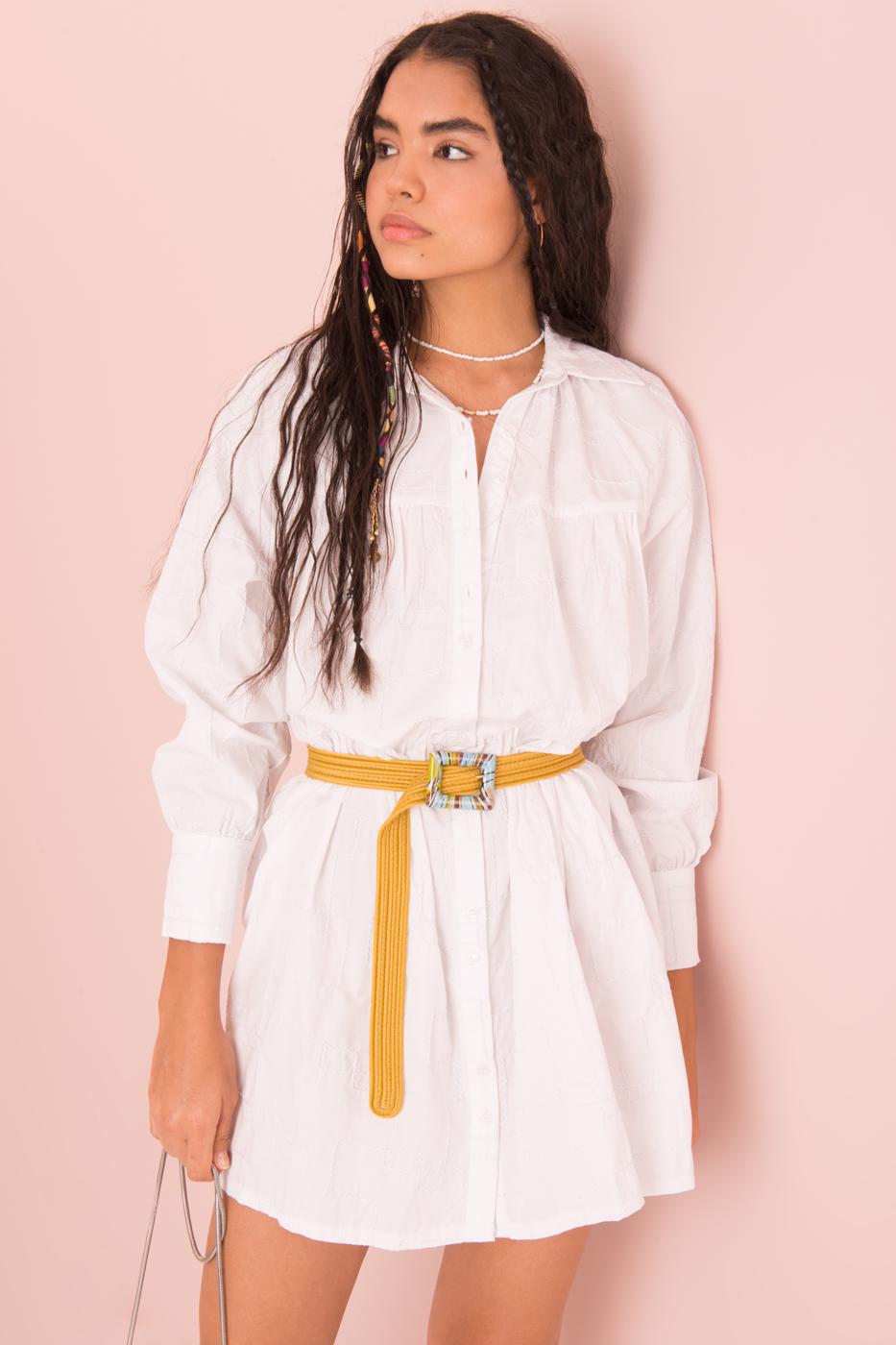 Oversized Shirt Dress