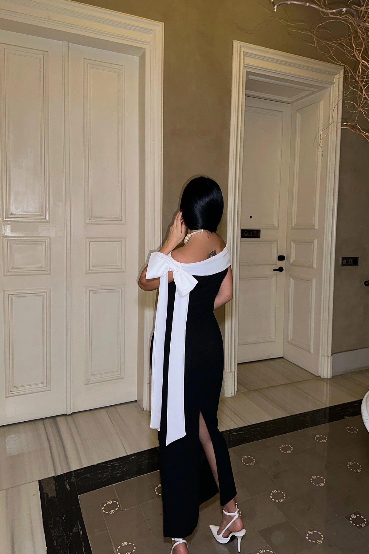 Brıanna Çift Renk Midi Elbise