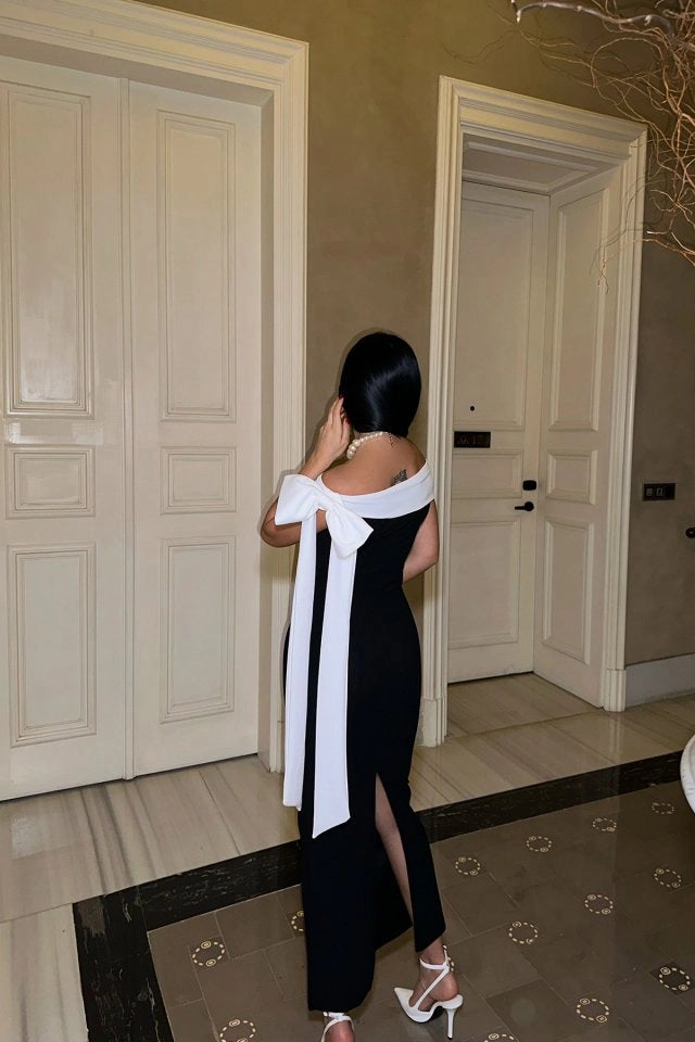 Brıanna Çift Renk Midi Elbise