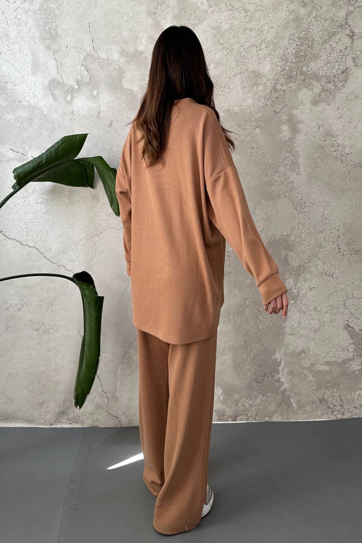 Camel Salaş Sweat Ve Pantolon