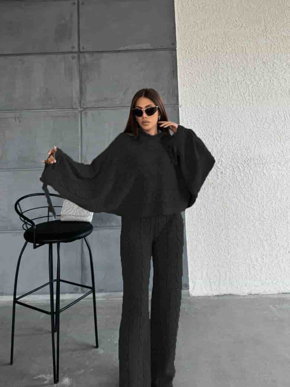 Kapişonlu Triko Takım 1509