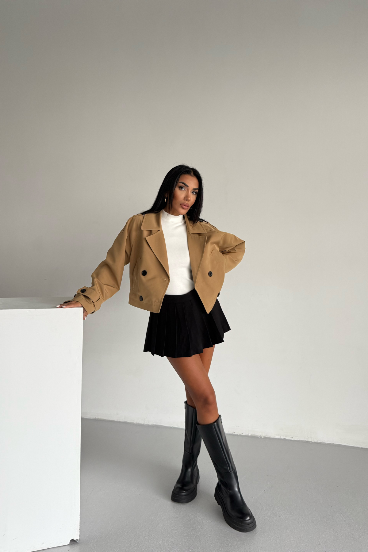 CROP TRENCH ASTARLI - Camel