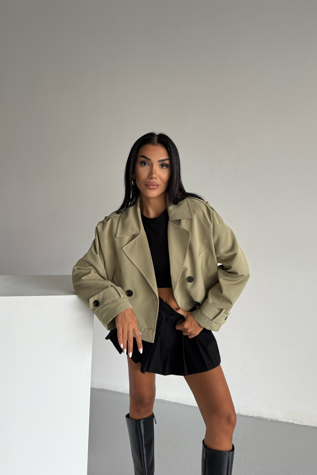 CROP TRENCH ASTARLI - Haki
