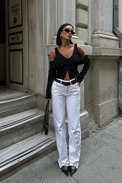 Cynthia Cut Out Triko Hırka 5116-23