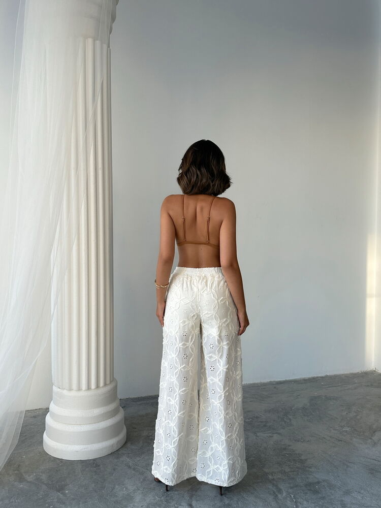 Nakışlı Süzüneli Pantolon