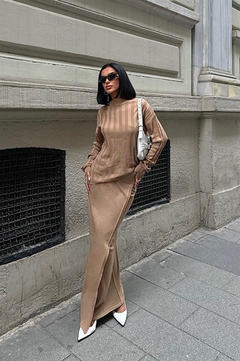 Darcy Etek Bluz Triko Takım 9969