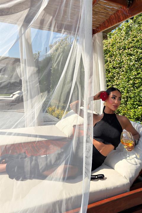 Elena Yırtmaç Detay Crop Takım 9834