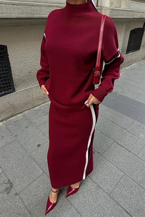 Etekli Spor Çizgili Takım 9991