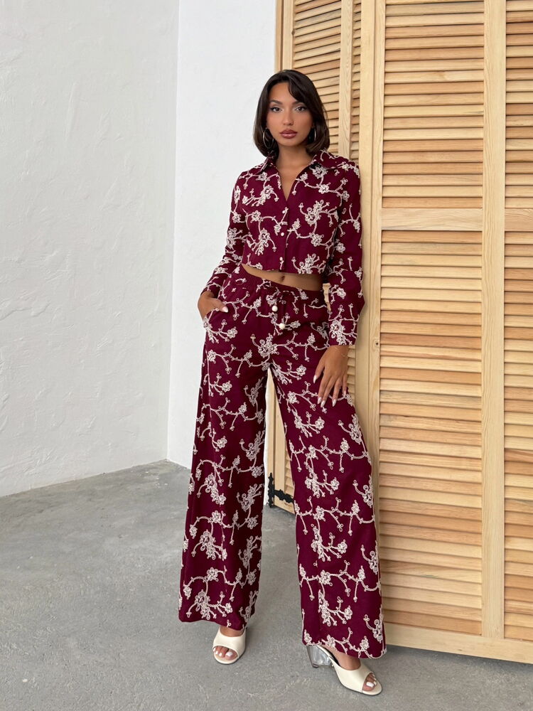 Süzüne Nakışlı Pantolon