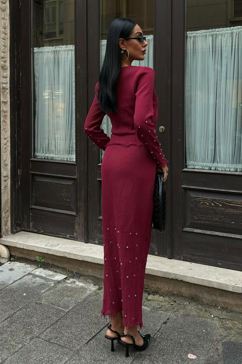 Ferry İnci Detaylı Üçlü Takım 9879