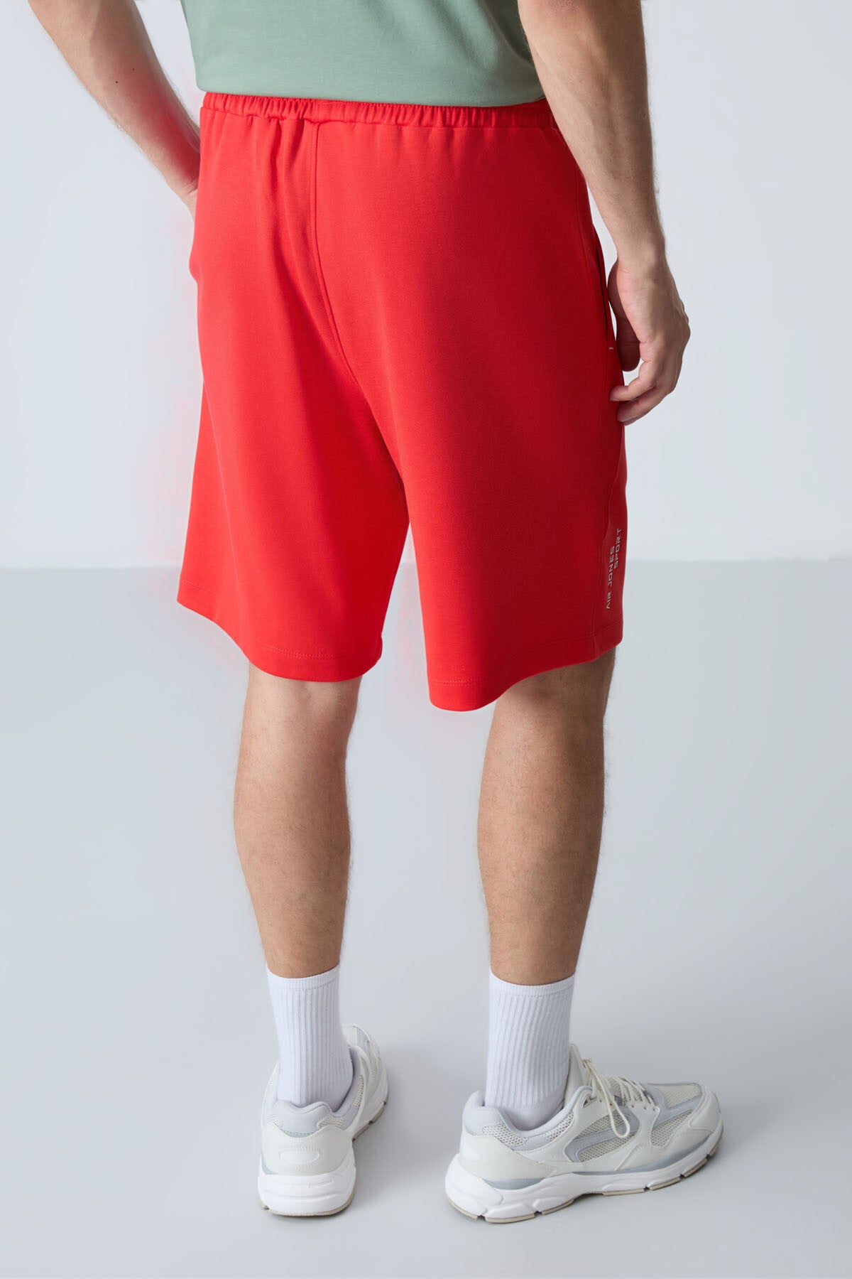 Fiesta Pamuklu Kalın Yumuşak Dokulu Standart  Fit Basic Erkek Şort  - 81278