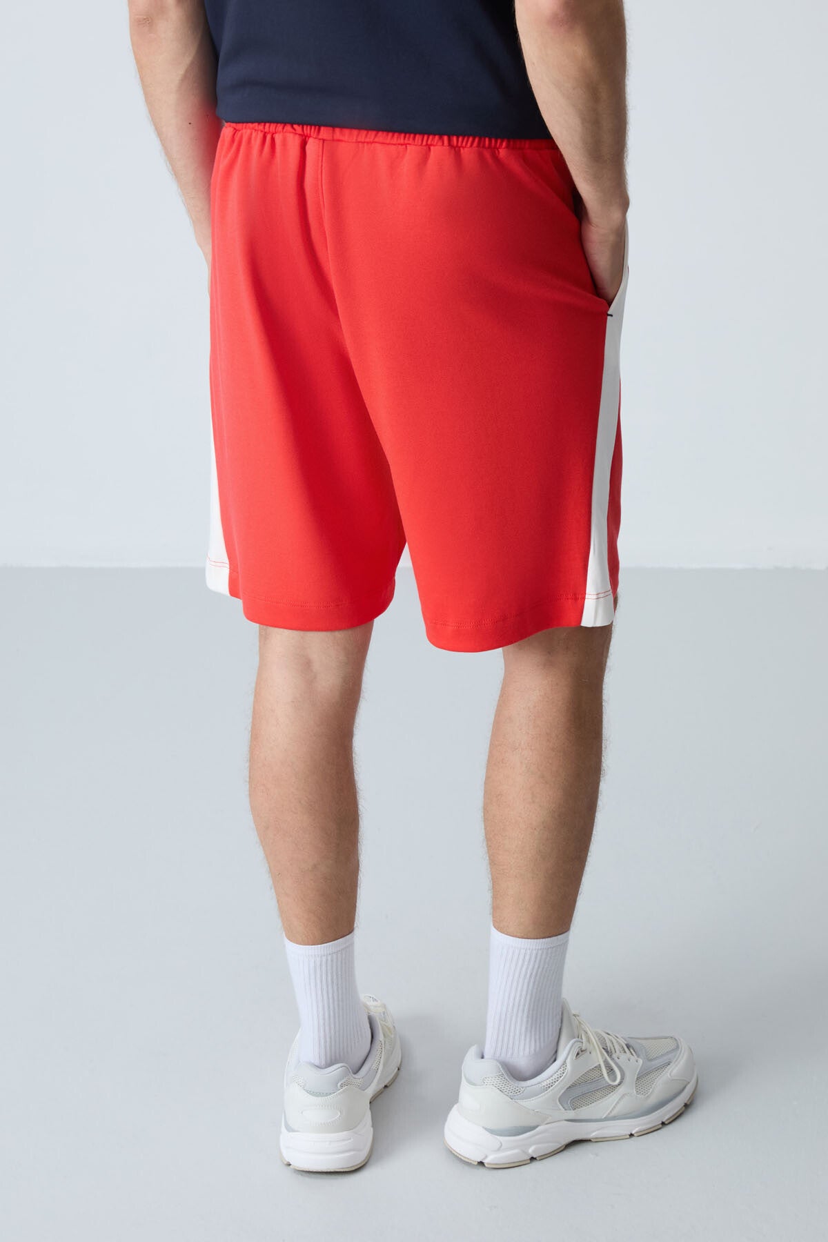 Fiesta Pamuklu Kalın Yumuşak Dokulu Standart Fit Basic Erkek Şort  - 81280