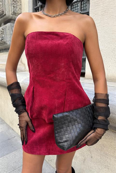 Fitilli Kadife Premium Takım 10034