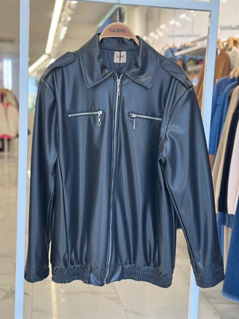 Florie Oversize Suni Deri Ceket 6108