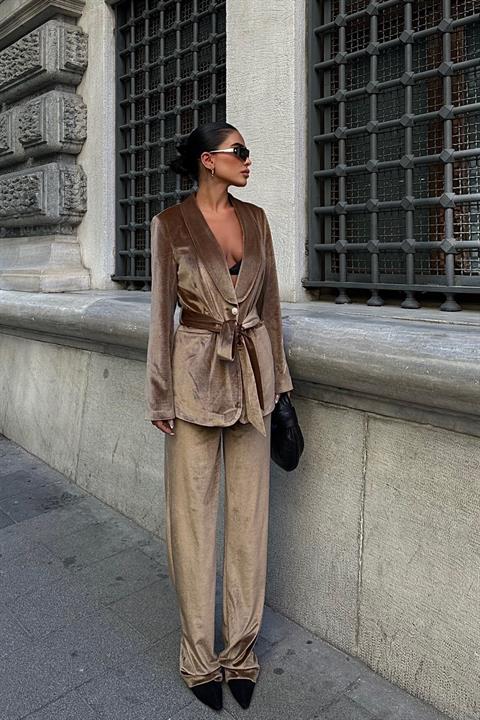 Gaitlin Oversize Kadife Takım 9897