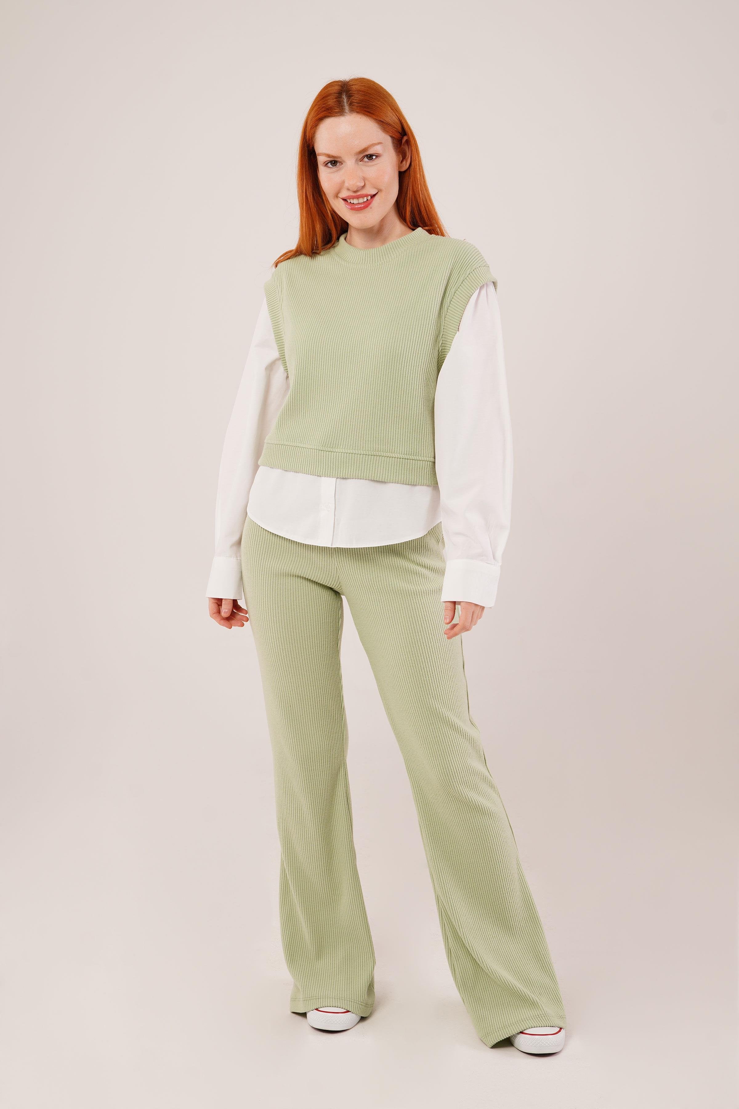 Gömlek Kol Flex Mint Toptan İkili Takım