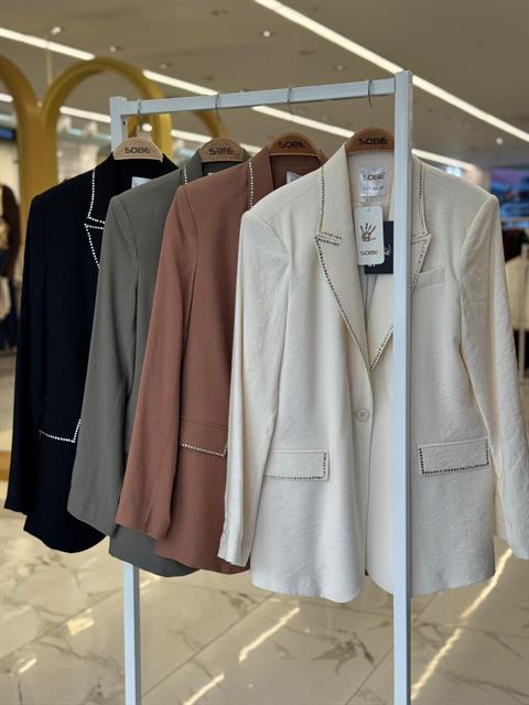 Hardy Taş Detay Blazer Ceket 6104-08