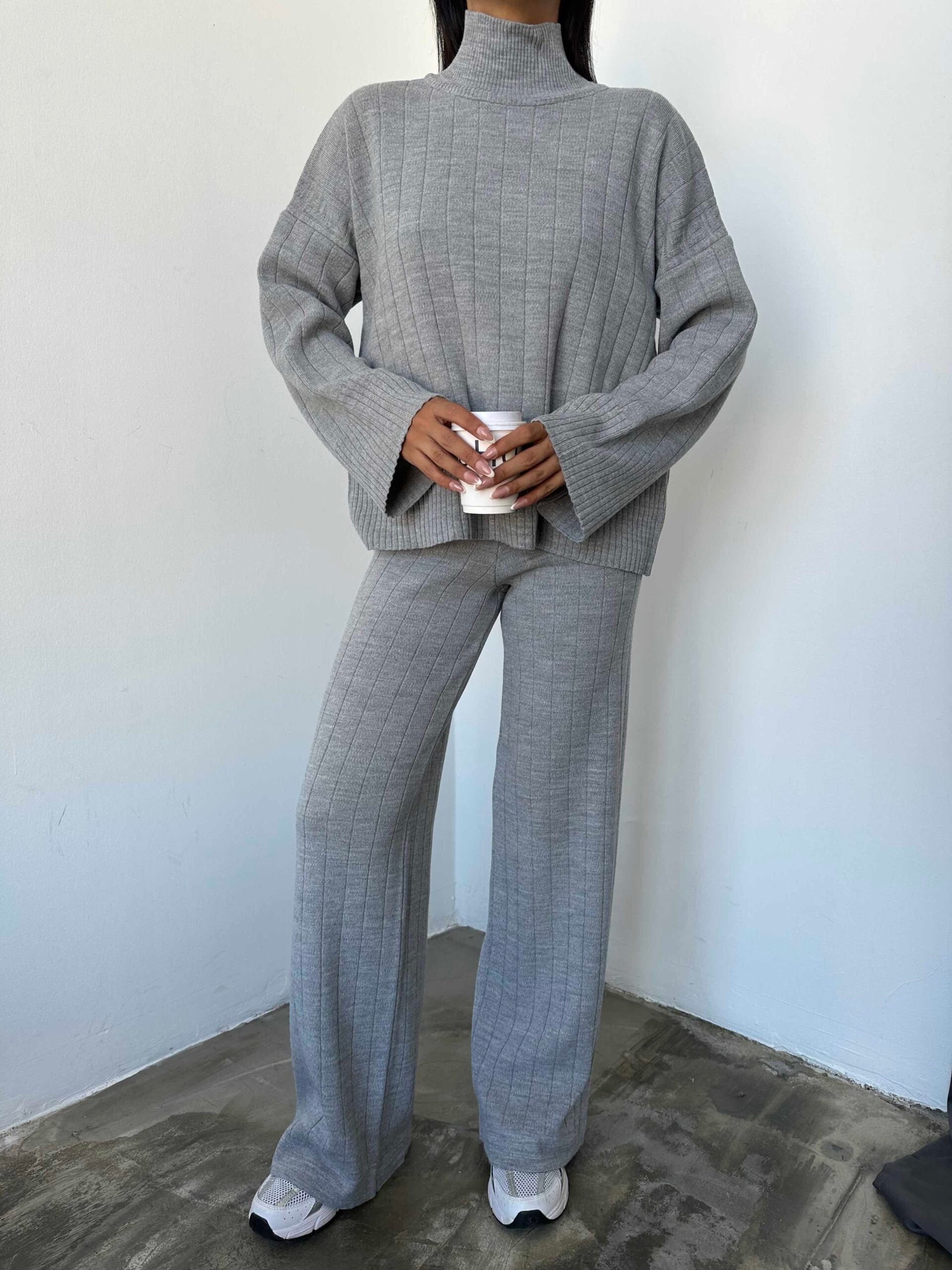 Yarım Balıkçı Triko Takım 1006