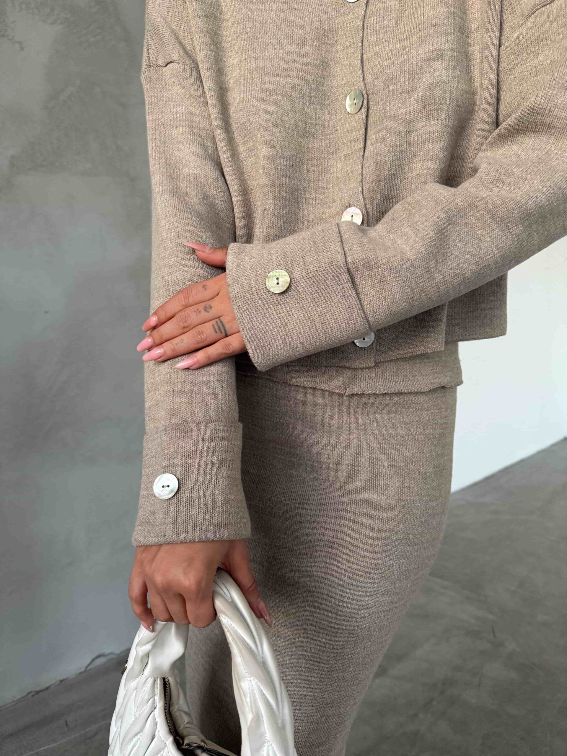 Etek Ceket Triko Takım 1516