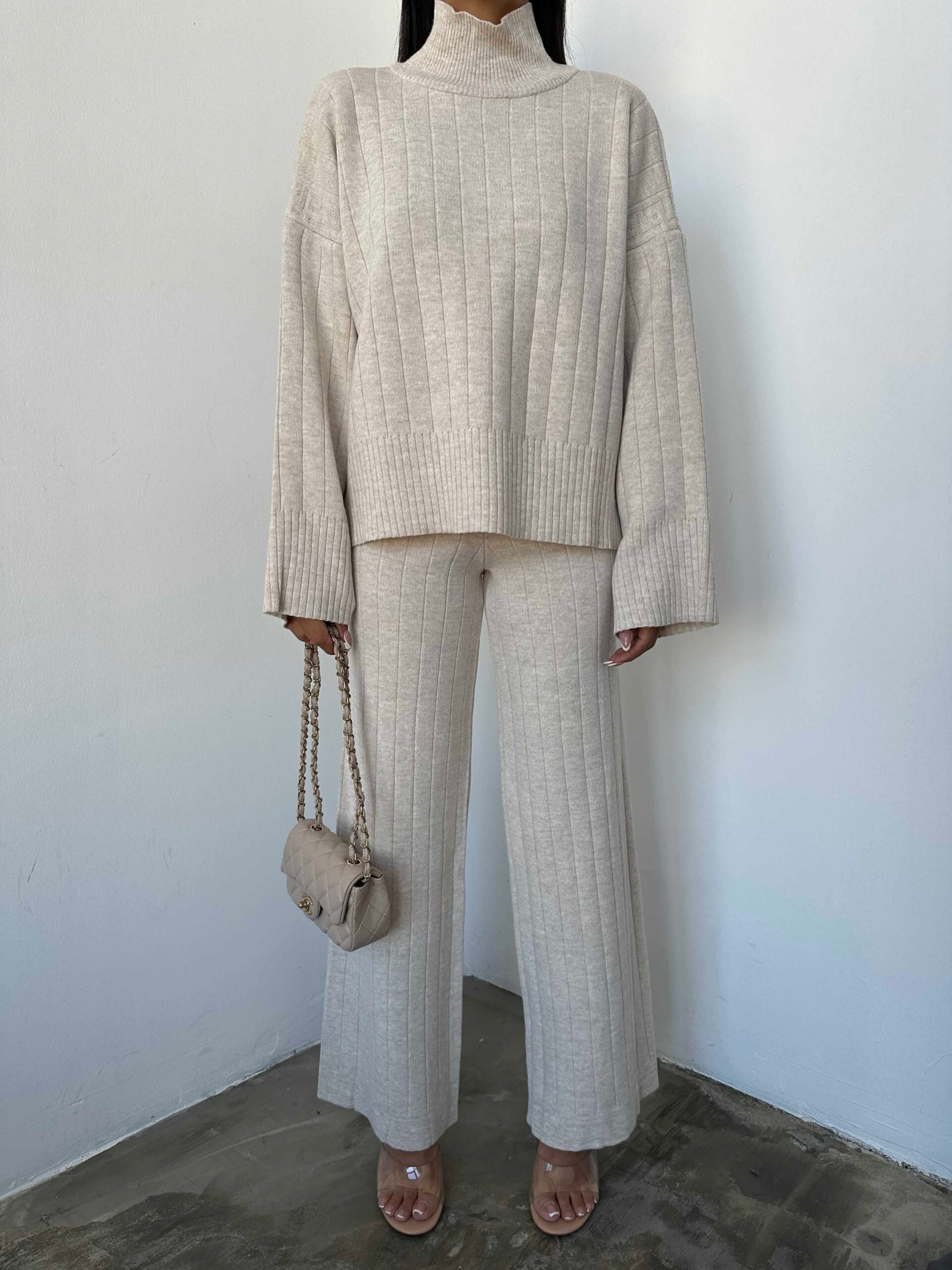 Yarım Balıkçı Triko Takım 1006