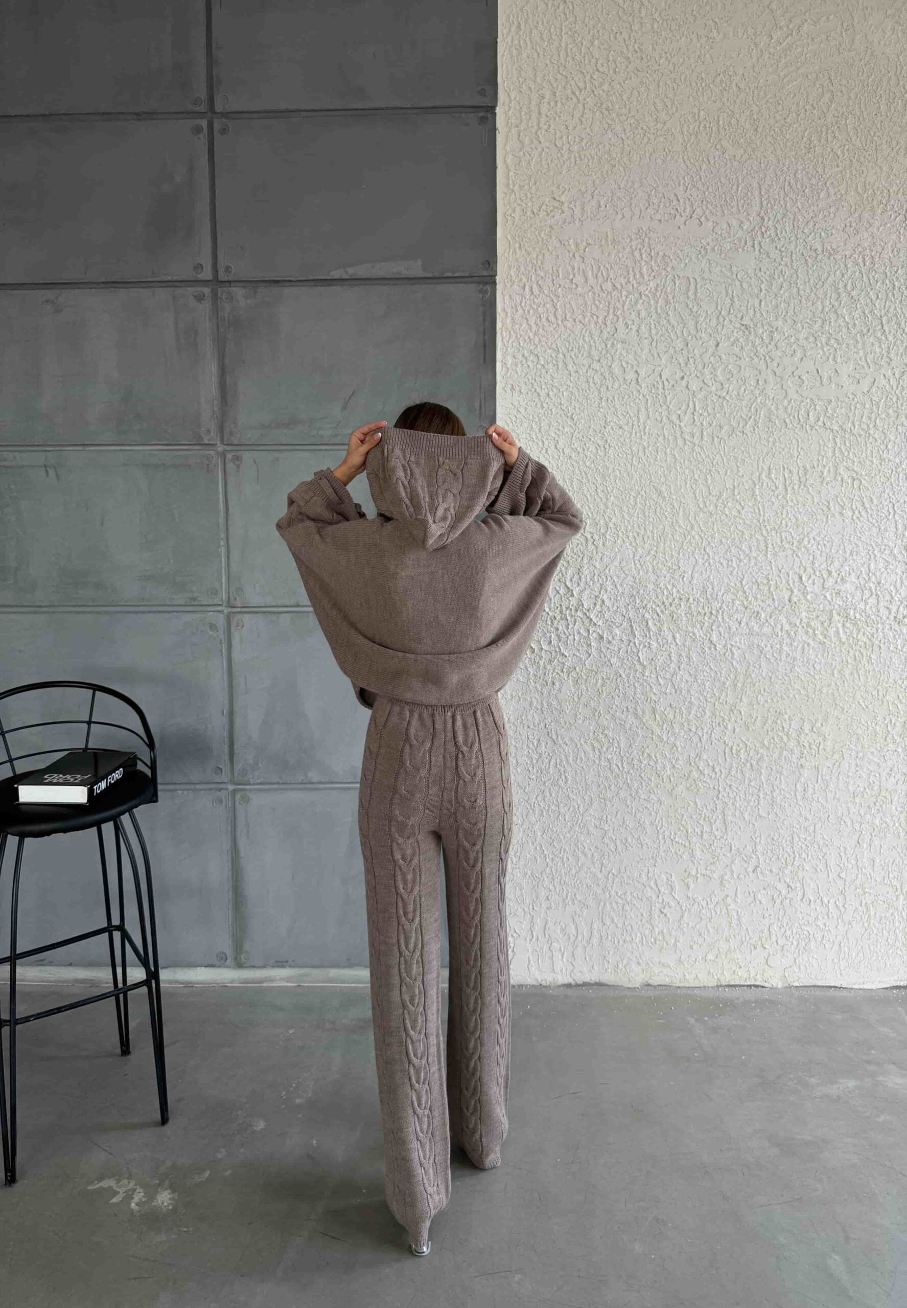 Kapişonlu Triko Takım 1509