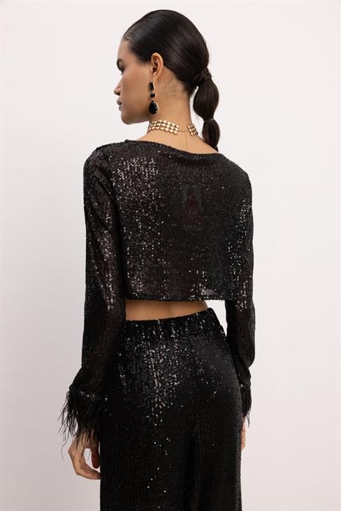 Jane Pul Payet Tül Detay Takım 9549-08