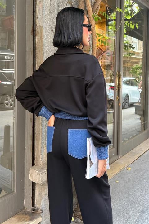 Jean Garnili Kamyoner Yaka Modal Takım 10251