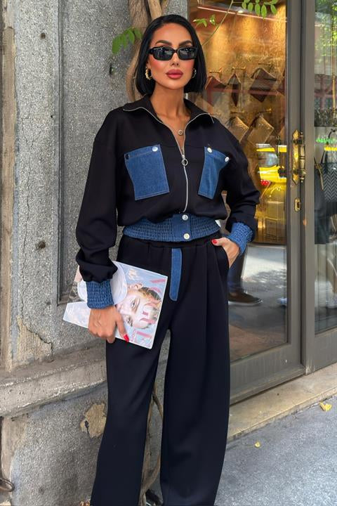 Jean Garnili Kamyoner Yaka Modal Takım 10251