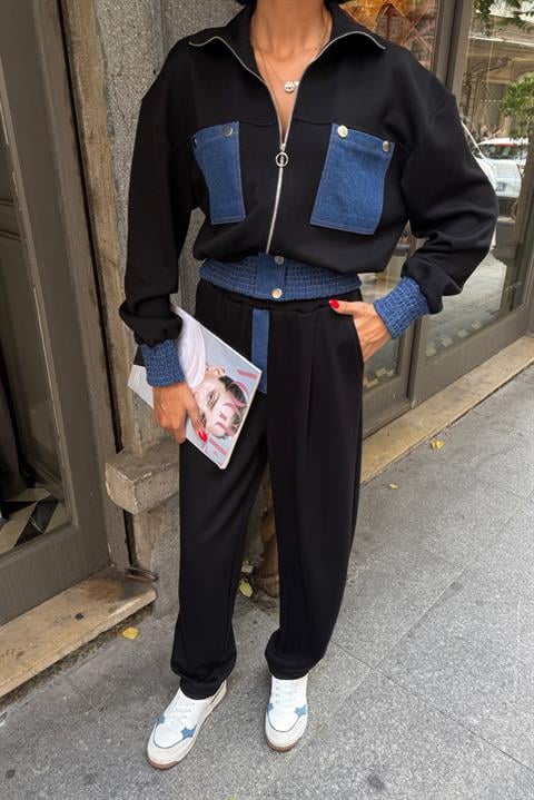 Jean Garnili Kamyoner Yaka Modal Takım 10251