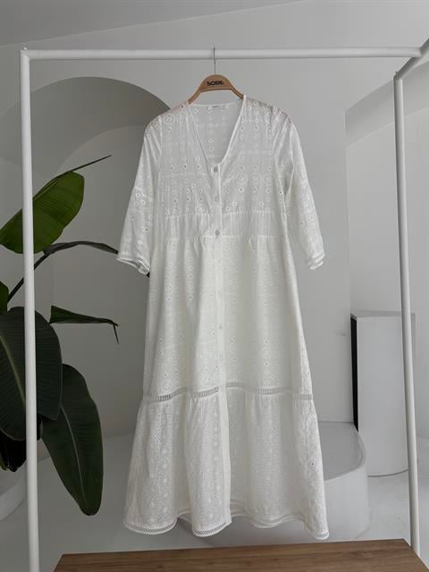 Jessyca Dantelli Brode Elbise 2515-13