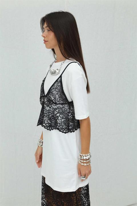 Karrie Dantelli Üçlü Takım 9749-08