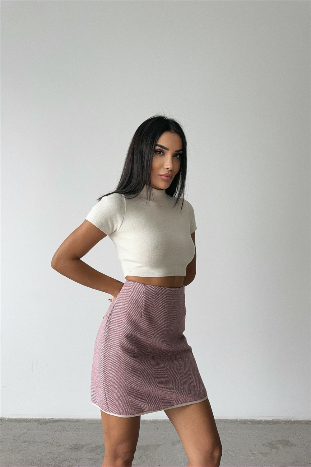 KAŞE KISA ETEK - Pembe