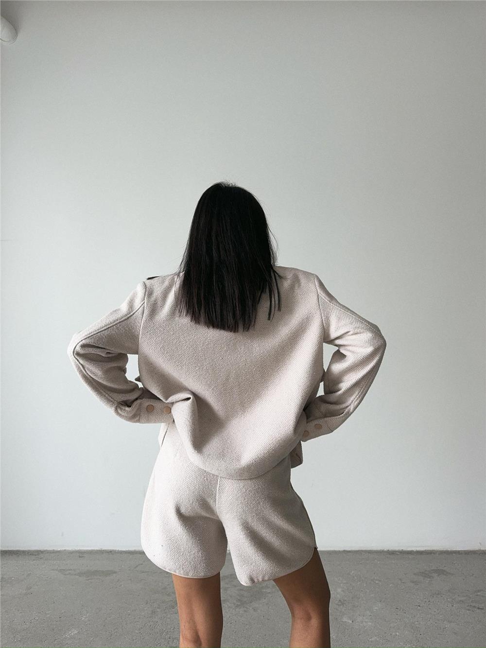 KAŞE KISA ŞORT - Taş