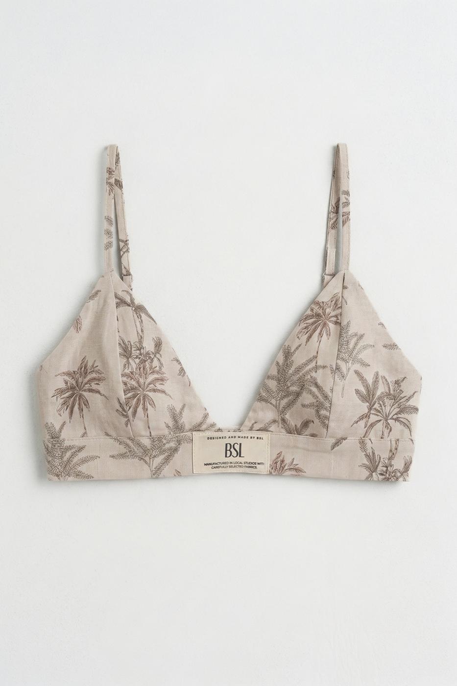 Linen Strappy Bustier