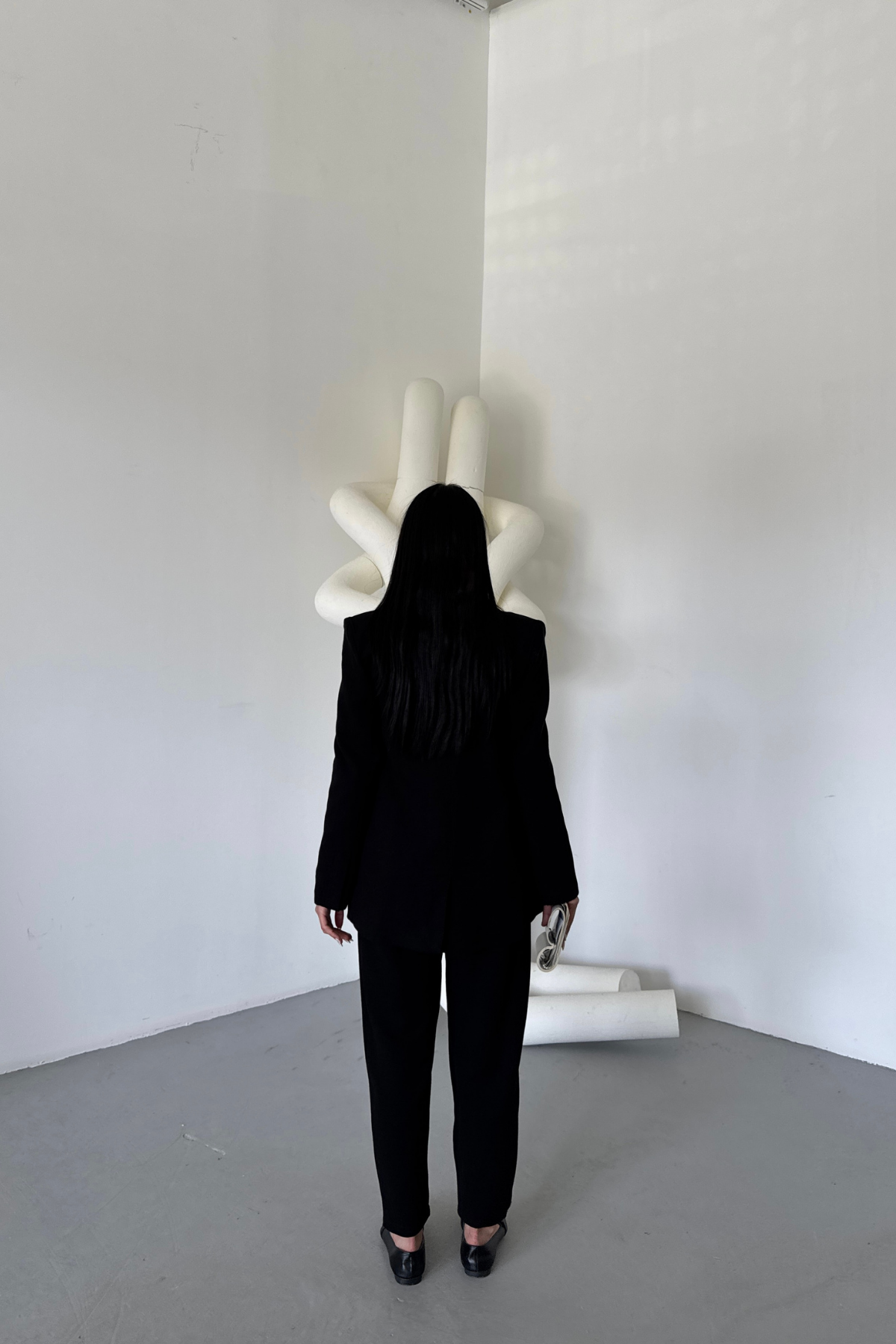 KETEN CEKET - PANTOLON TAKIM - Siyah